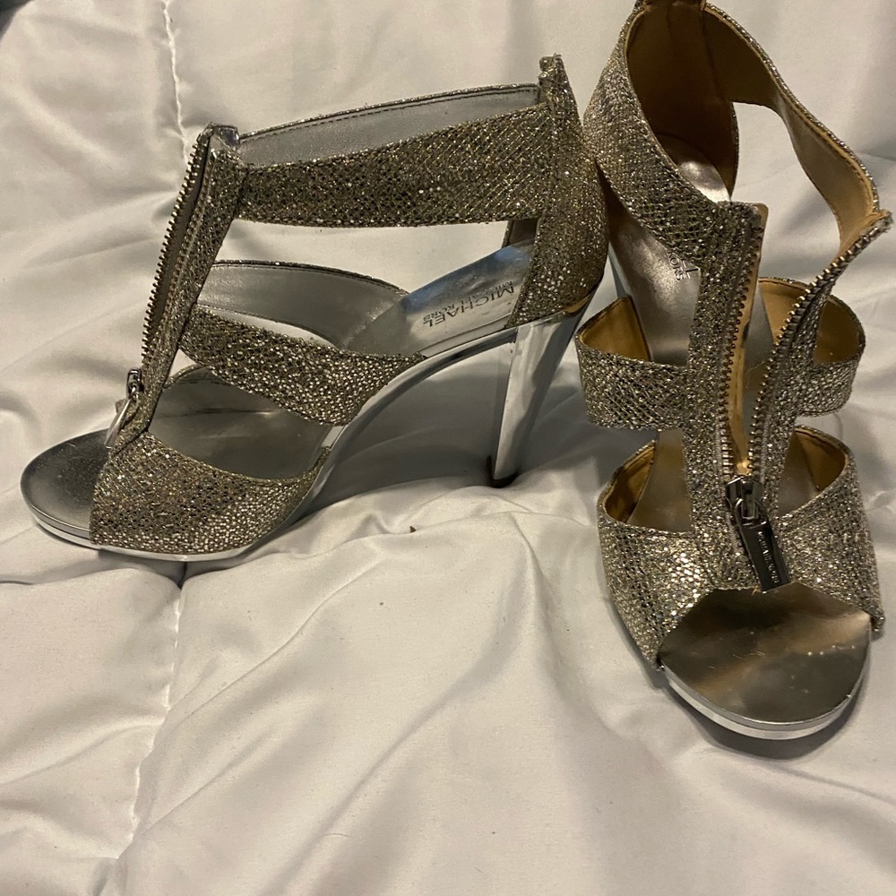Michael Kors Silver Heels